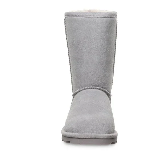 $85 BEARPAW 🐾 Elle Short Suede Wool Boots | Grey Fog | 8 - Picture 7 of 15